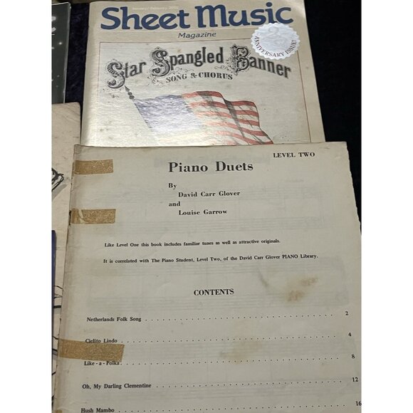 Lot of 11 Vtg Sheet Music Piano Books Wedding Pops Waltz Swing Duets Patriotic - Picture 5 of 5